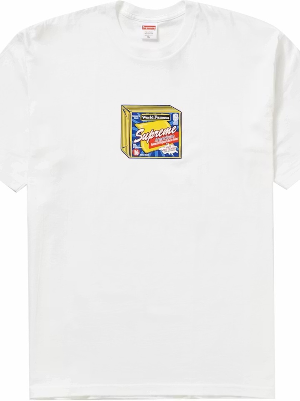 Supreme Cheese Tee (Size Small) FW19